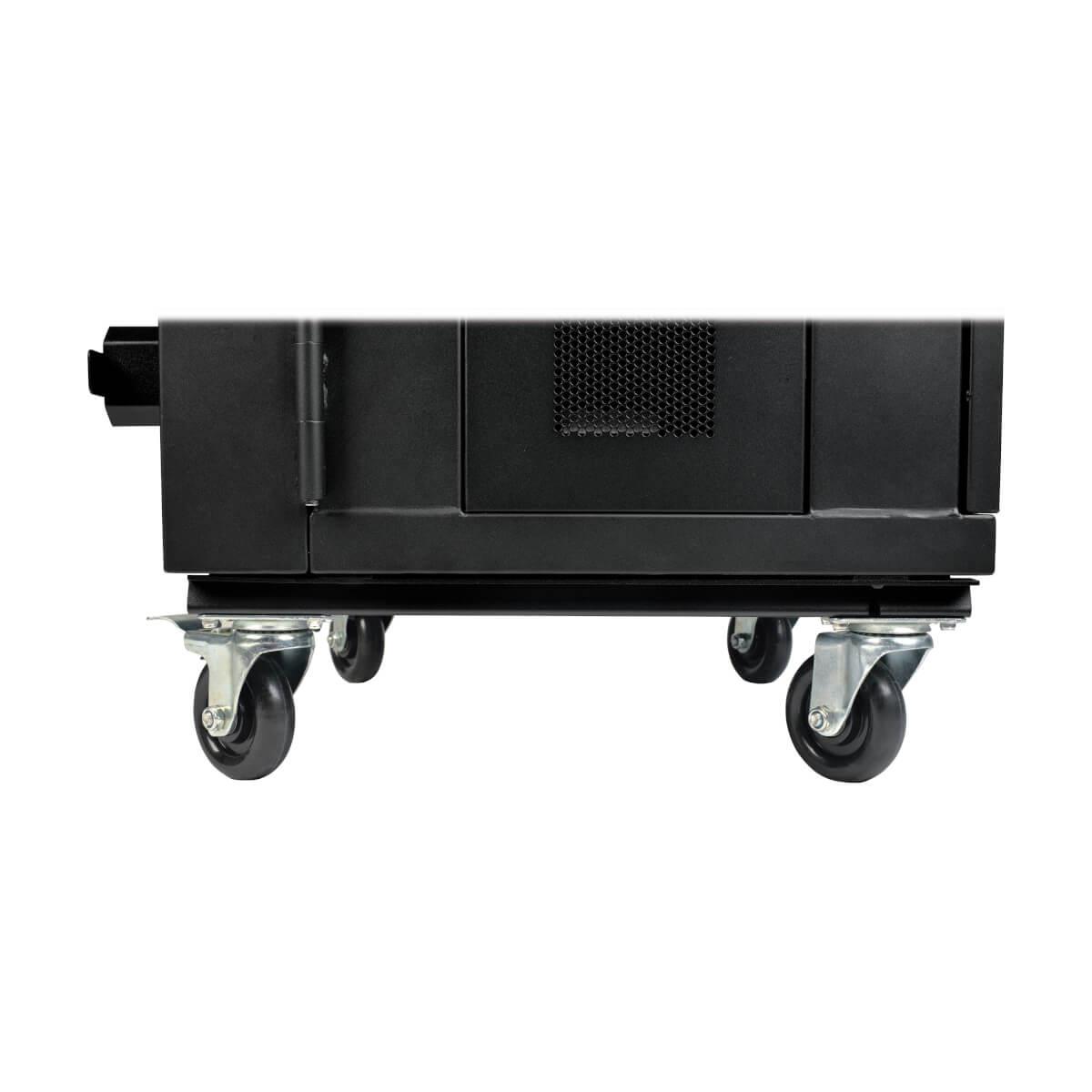 TRIPP LITE Mobile Cart Conversion Kit with Handle Casters and Power Cord Manager for Tablet/Chromebook