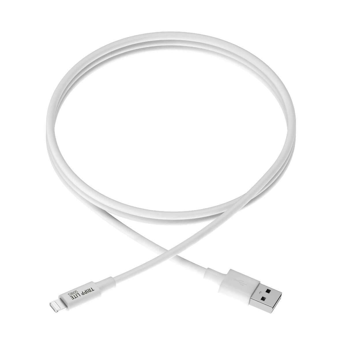 TRIPP LITE USB Sync / Charge Cable with Lightning Connector - White 6ft (1.8M)