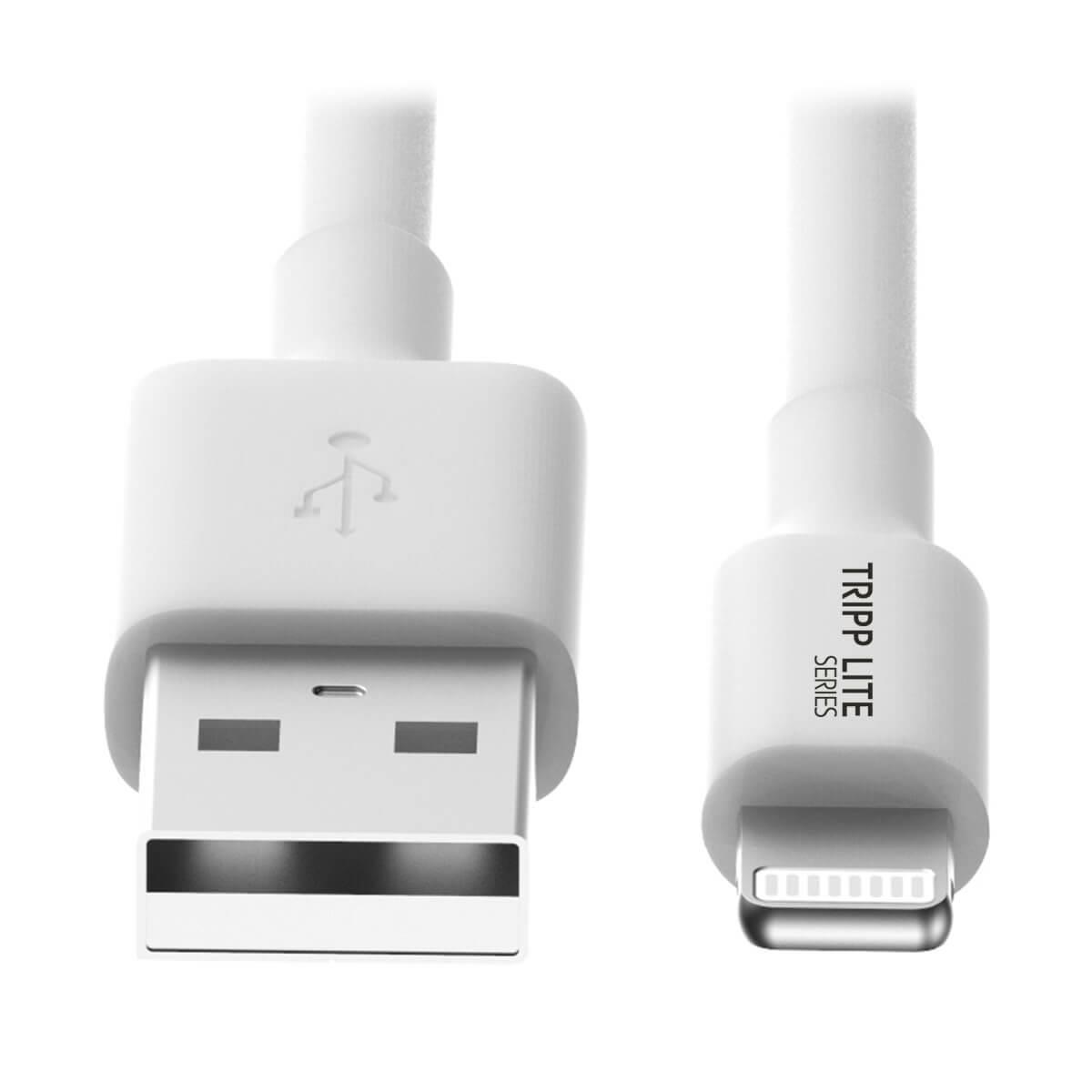 TRIPP LITE USB Sync / Charge Cable with Lightning Connector - White 6ft (1.8M)