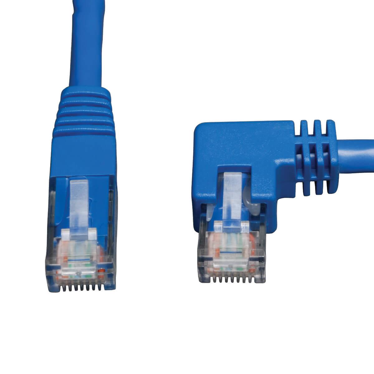 TRIPP LITE Patch Cable - CAT6 - molded - 1.5m - Blue - Right Angle