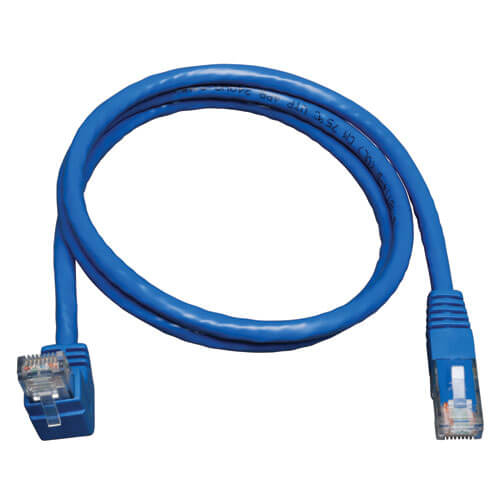 TRIPP LITE Patch Cable - CAT6 - molded - 3m - Blue - Right-Angle Up