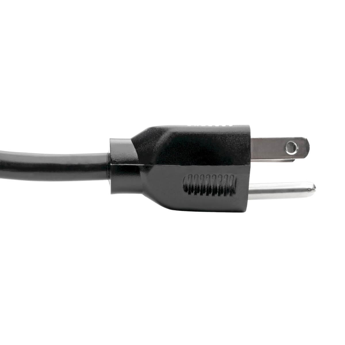 TRIPP LITE Standard Power Extension Cord 10A 18AWG (NEMA 5-15P to NEMA 5-15R) 1-ft 30cm