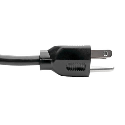 TRIPP LITE Standard Power Extension Cord 10A 18AWG (NEMA 5-15P to NEMA 5-15R) 1-ft 30cm