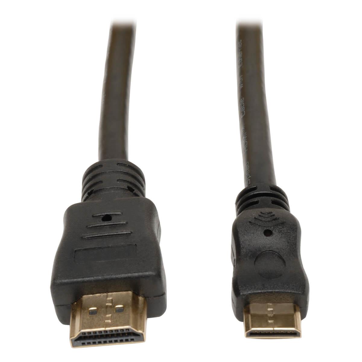 TRIPP LITE HDMI to Mini HDMI Cable with Ethernet Digital Video with Audio Adapter (M/M) 3-ft 91cm