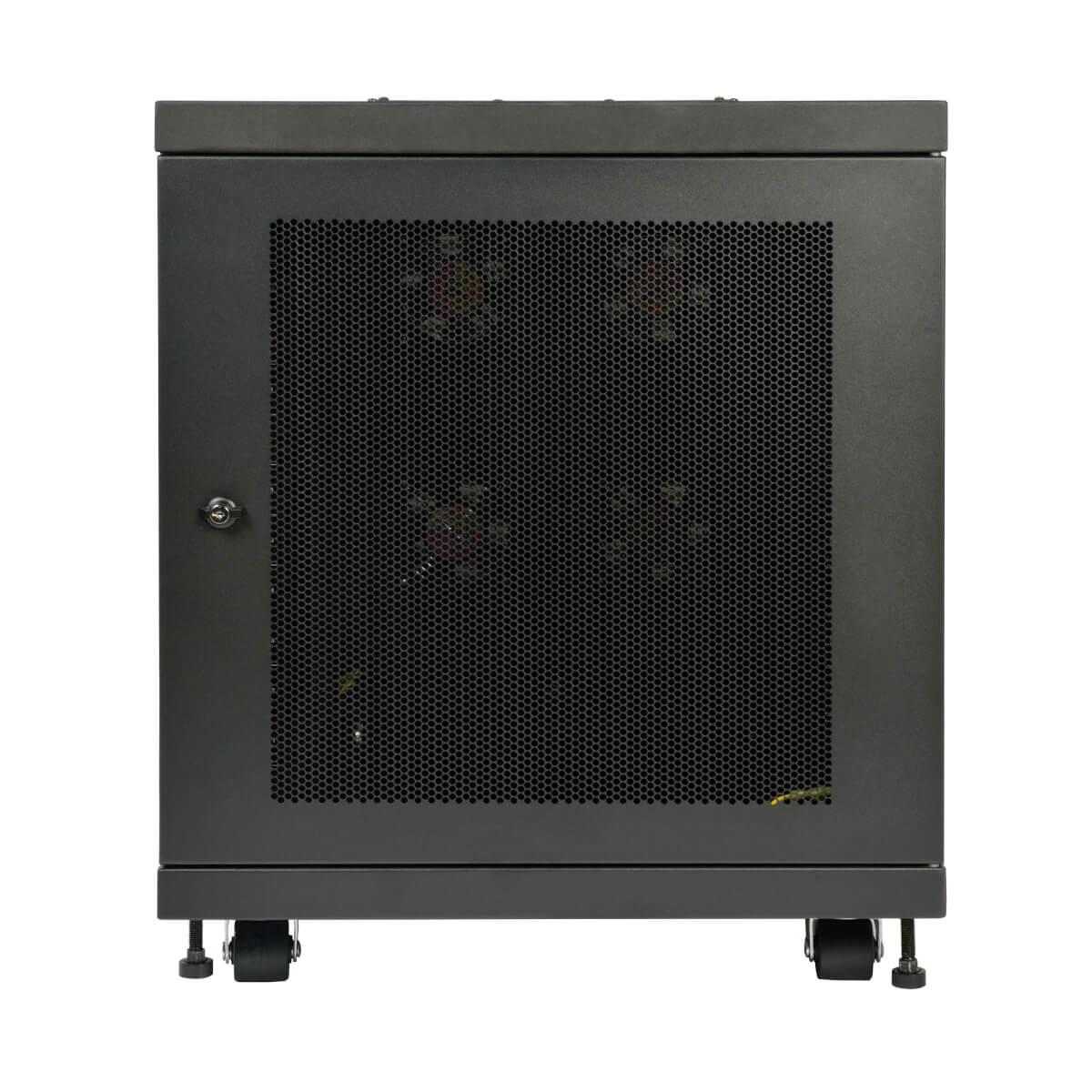 TRIPP LITE SmartRack 12U Mid-Depth Rack Enclosure Cabinet for Harsh Environments