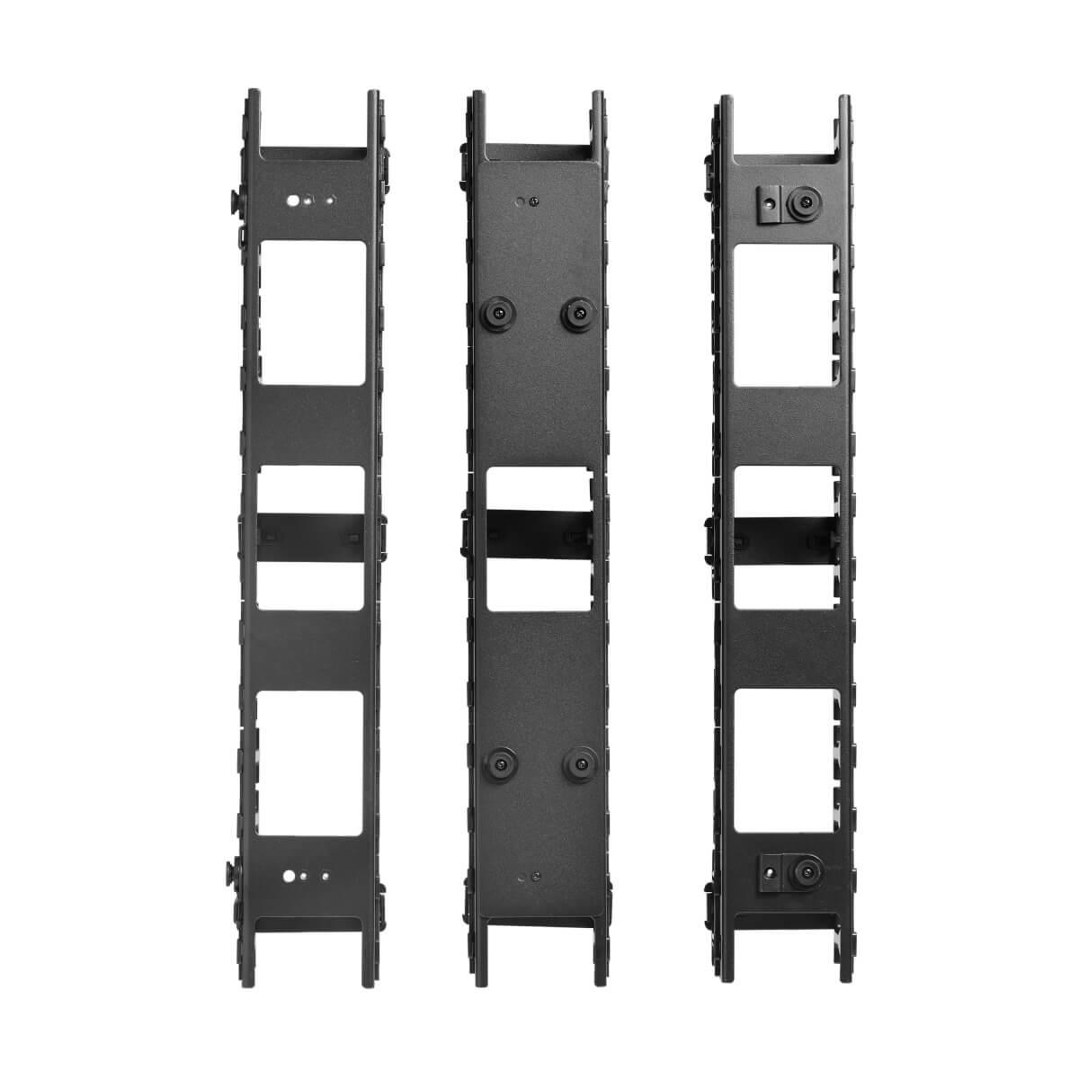 TRIPP LITE SmartRack 3 in Wide High Capacity Vertical Cable Manager - Double finger duct