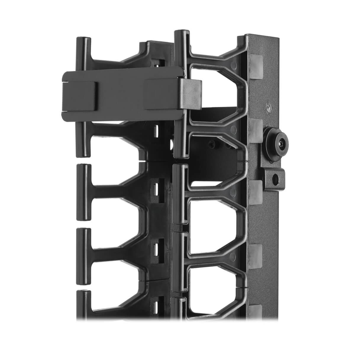 TRIPP LITE SmartRack 3 in Wide High Capacity Vertical Cable Manager - Double finger duct