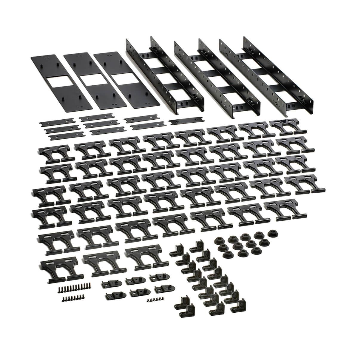 TRIPP LITE SmartRack 3 in Wide High Capacity Vertical Cable Manager - Double finger duct
