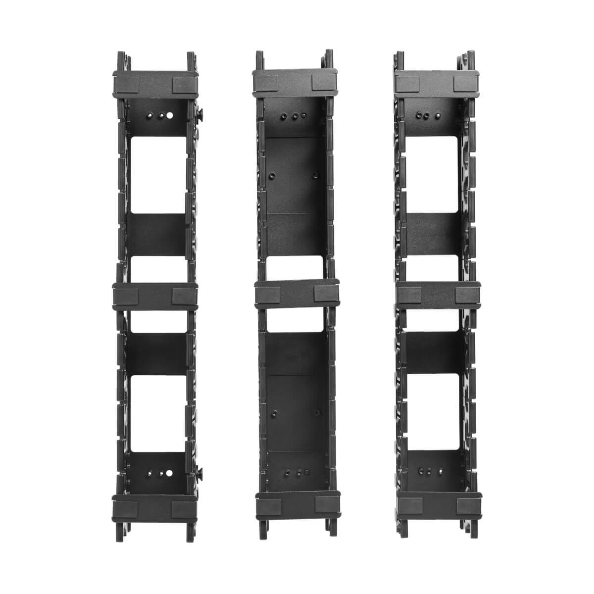 TRIPP LITE SmartRack 3 in Wide High Capacity Vertical Cable Manager - Double finger duct