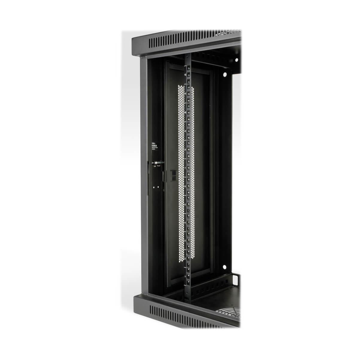 TRIPP LITE SmartRack 12U Low-Profile Patch-Depth Wall-Mount Rack Enclosure Cabinet