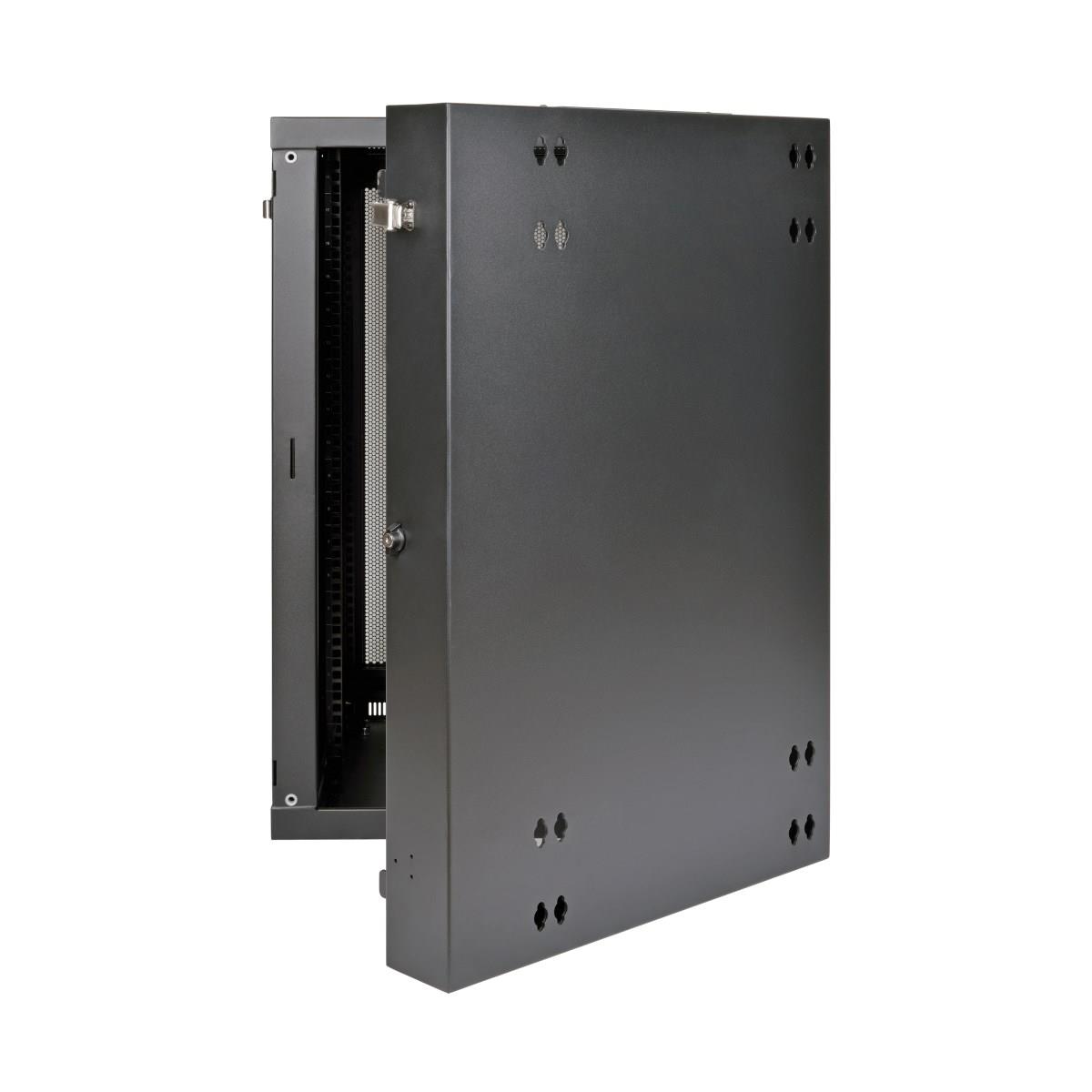 TRIPP LITE SmartRack 18U UPS-Depth Wall-Mount Rack Enclosure Cabinet Hinged Back