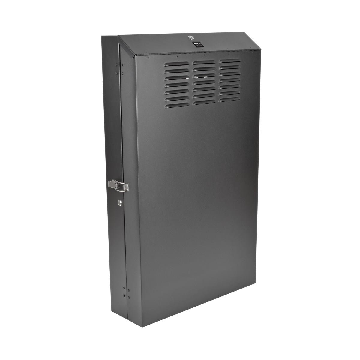 TRIPP LITE SmartRack 6U Low-Profile Vertical-Mount Server-Depth Wall-Mount Rack Enclosure Cabinet