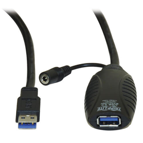 TRIPP LITE USB 3.0 SuperSpeed Active Extension Repeater Cable (USB-A M/F), 10m