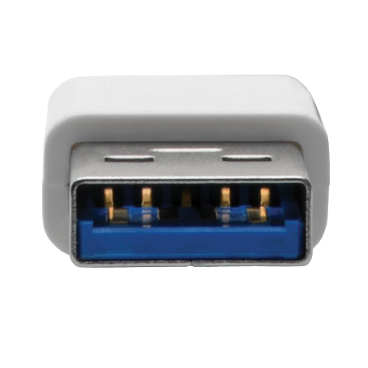 TRIPP LITE USB 3.0 SuperSpeed to Gigabit Ethernet NIC Network Adapter 10/100/1000 Mbps White