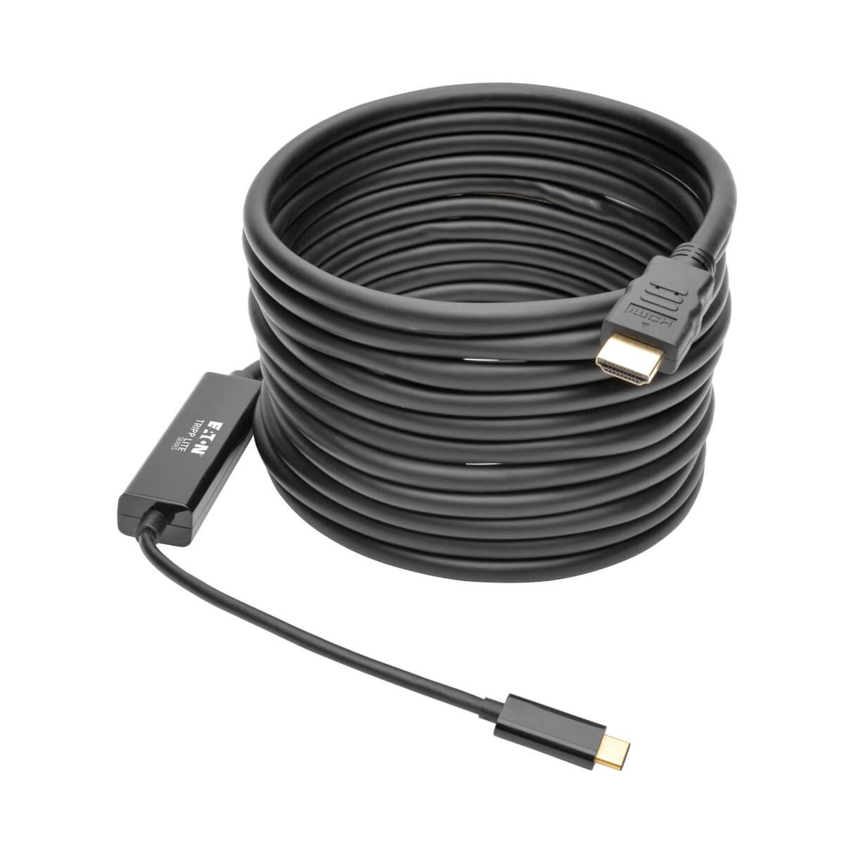 TRIPP LITE USB 3.1 Gen 1 to HDMI DisplayPort Alternate Mode Adapter Cable (M/M) 4K x 2K 4.9m 16 ft