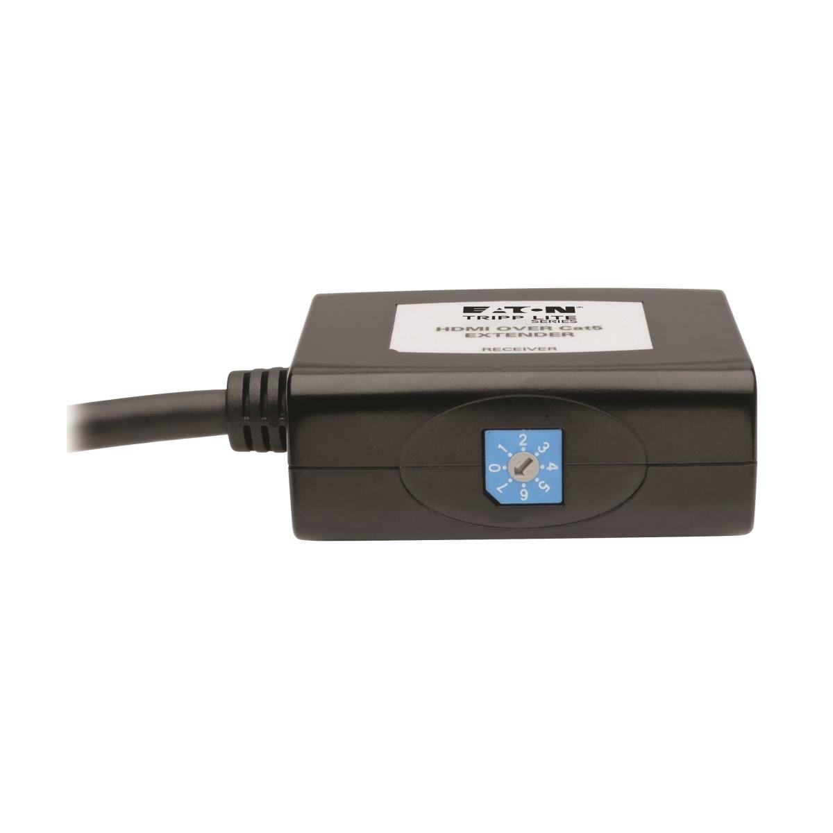 TRIPP LITE HDMI over Cat5/CAT6 Active Extender Pigtail-Style Receiver for Video and Audio (B126-1A0-U)