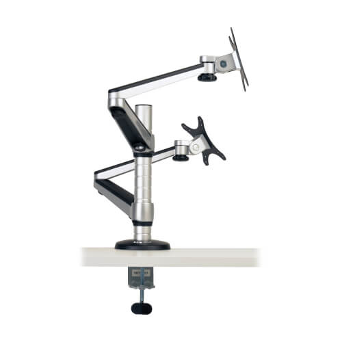 TRIPP LITE Dual Full Motion Flex Arm Desk Clamp For 13