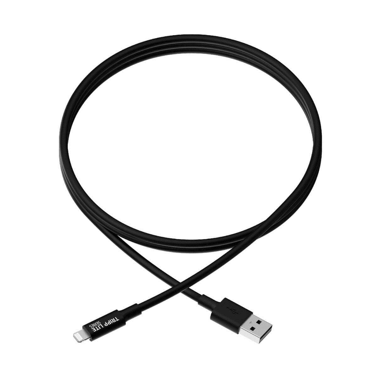 TRIPP LITE USB Sync/Charge Cable with Lightning Connector Black 10 ft. (3 m)