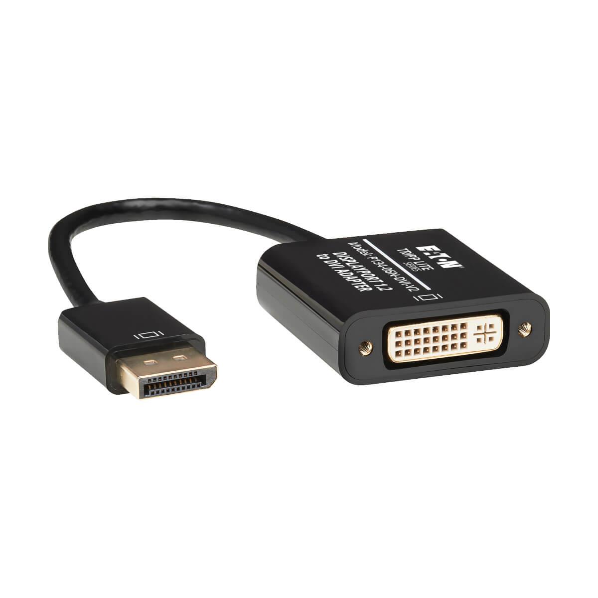 TRIPP LITE DisplayPort 1.2 to DVI Active Converter DisplayPort to DVI (M/F) 1920 x 1200/1080p 15cm