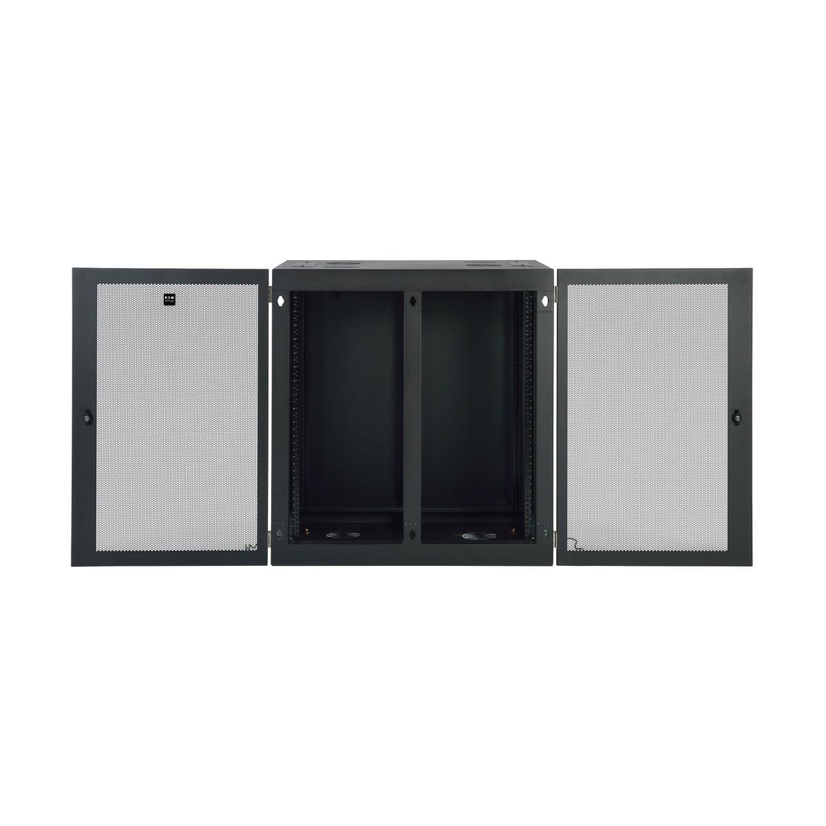 TRIPP LITE SmartRack 18U Heavy-Duty Low-Profile Server-Depth Side-Mount Wall-Mount Rack Enclosure Cabinet