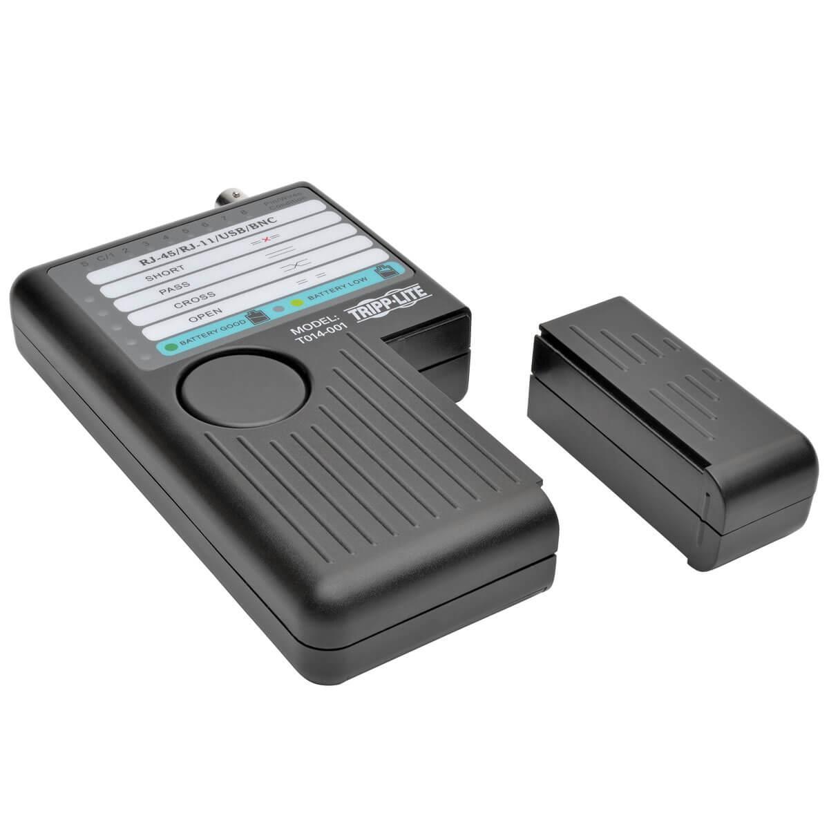 TRIPP LITE Network Cable Continuity Tester for Cat 5/CAT6/CAT6a Phone USB and Coax Cable Assemblies