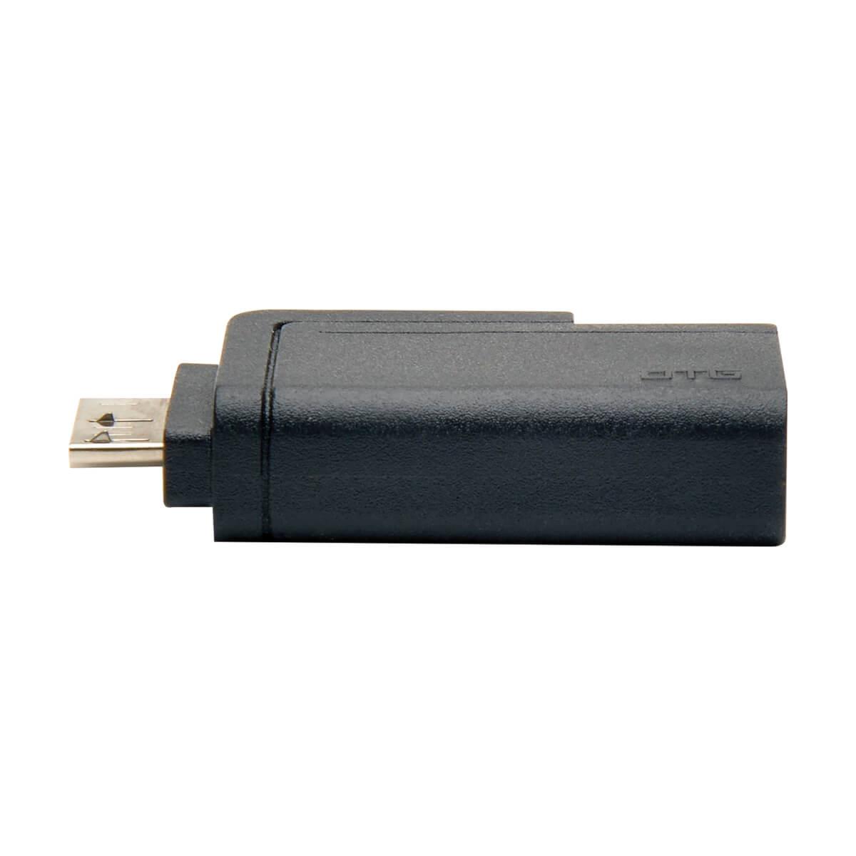 TRIPP LITE 2-in-1 OTG Adapter USB 3.0 Micro B Male and USB 2.0 Micro B Male to USB A Female