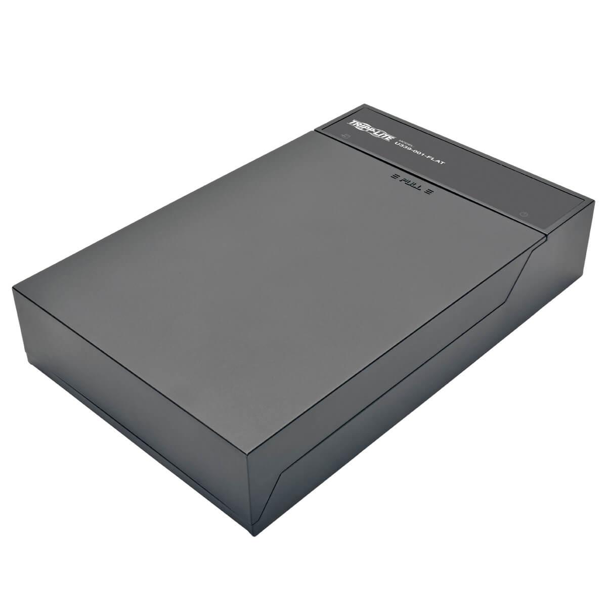 TRIPP LITE USB 3.0 to SATA Hard Drive Lay-Flat Enclosure for 3.5-in HDD and SSD