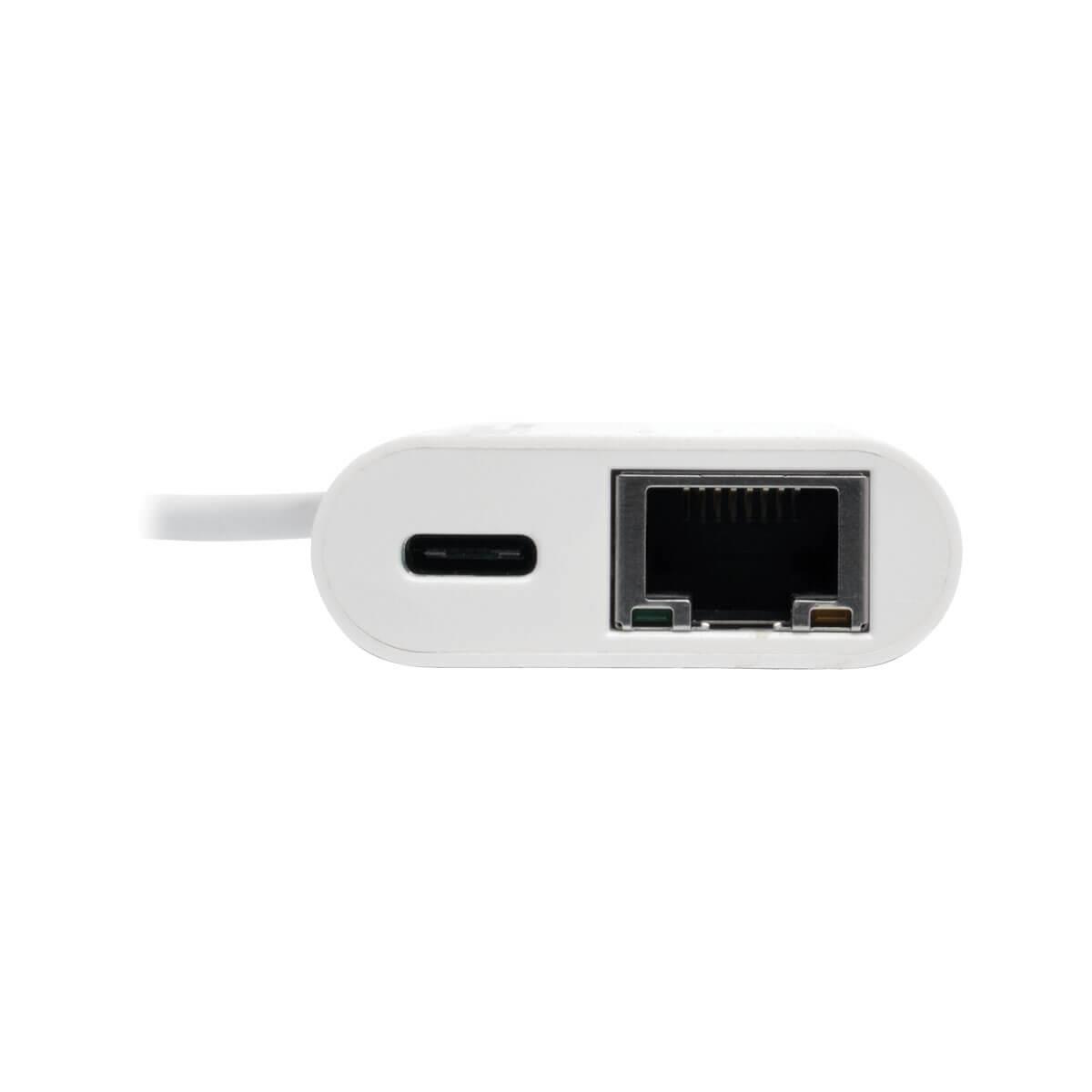TRIPP LITE USB 3.1 Gen 1 USB-C to Gigabit Ethernet NIC Network Adapter with USB-C Charging Port (U436-06N-G-C)