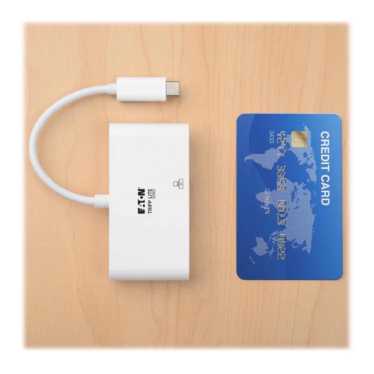 TRIPP LITE USB 3.1 Gen 1 USB-C to DVI DisplayPort Alternate Mode External Video Adapter (U444-06N-DU-C)
