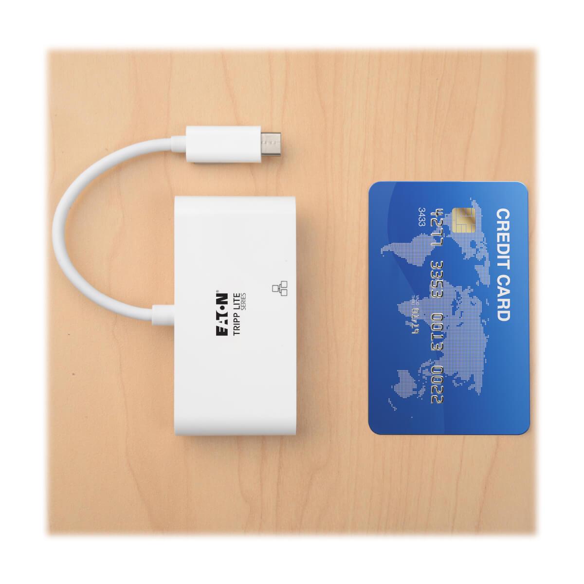 TRIPP LITE USB 3.1 Gen 1 USB-C to HDMI External Video Adapter with USB-A Hub (U444-06N-HGU-C)