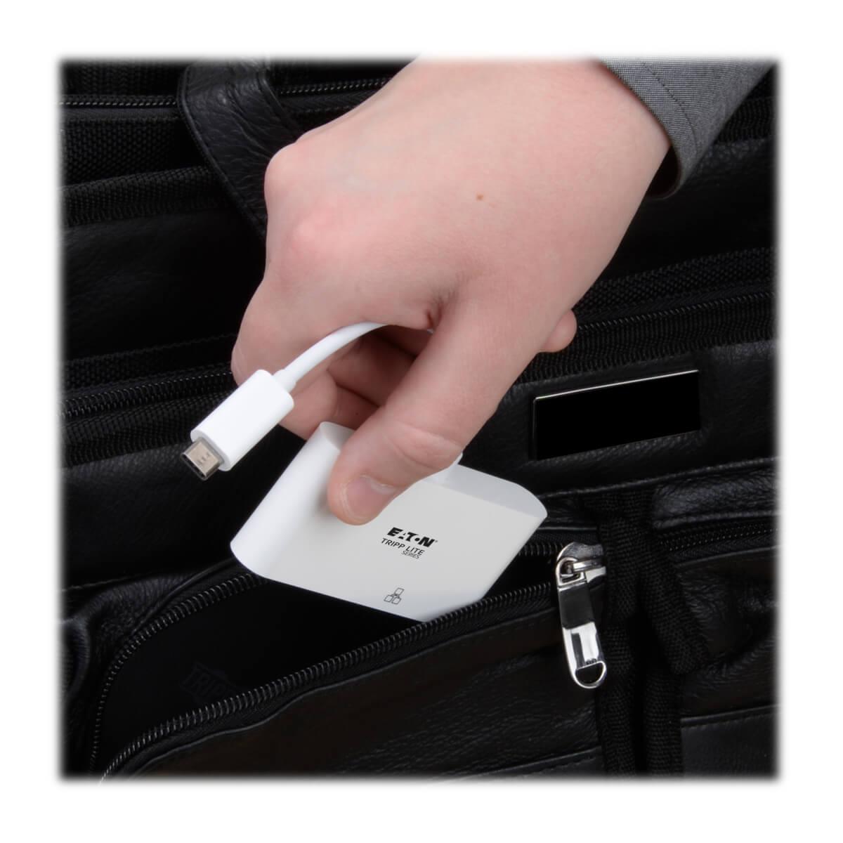 TRIPP LITE USB 3.1 Gen 1 USB-C to HDMI External Video Adapter with USB-A Hub (U444-06N-HGU-C)