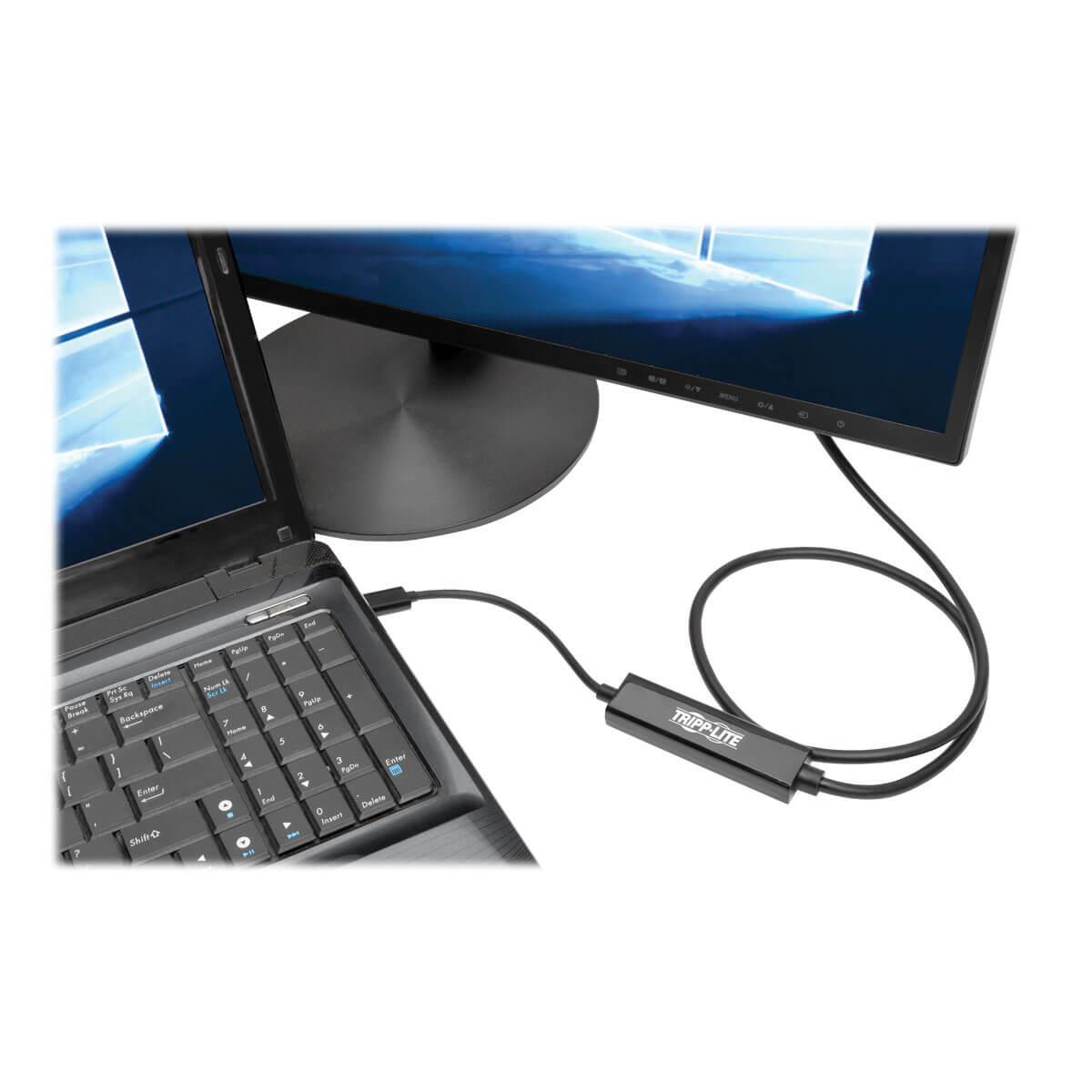TRIPP LITE USB C to VGA Adapter Cable (M/M) 1920 x 1200 (1080p) 3ft 91cm
