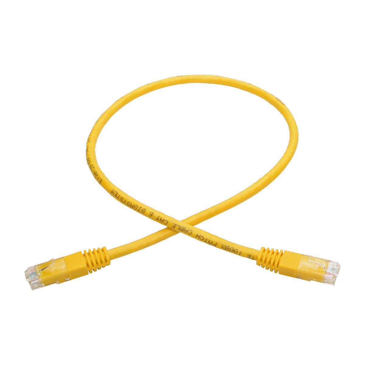 TRIPP LITE Patch cable - CAT6 - UTP - molded - 60cm - Yellow