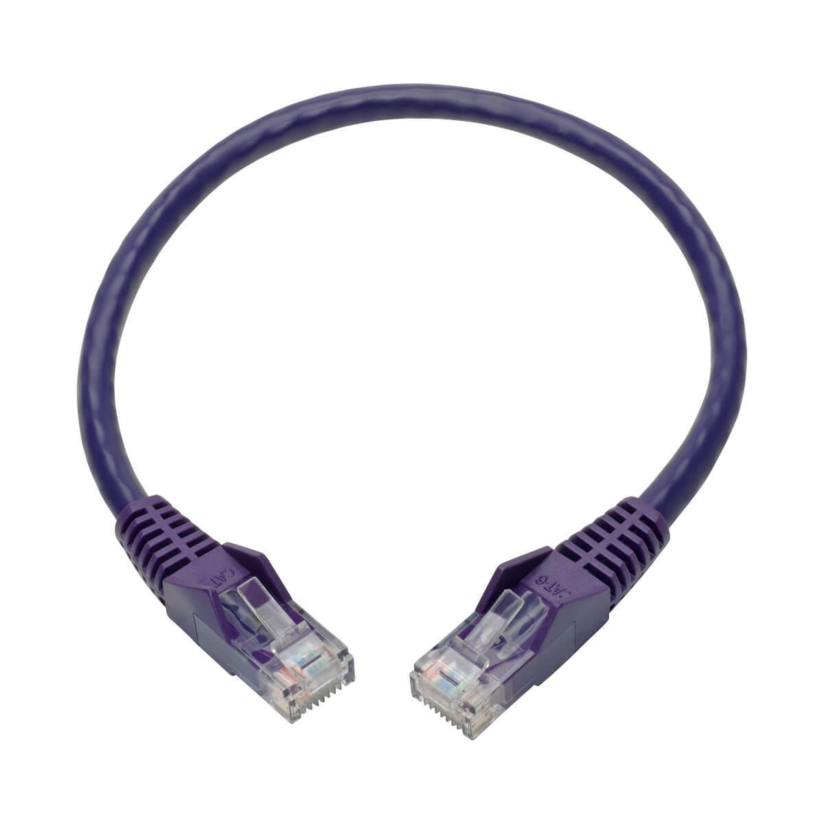 TRIPP LITE Patch cable - CAT6 - UTP - Snagless - 30cm - Purple