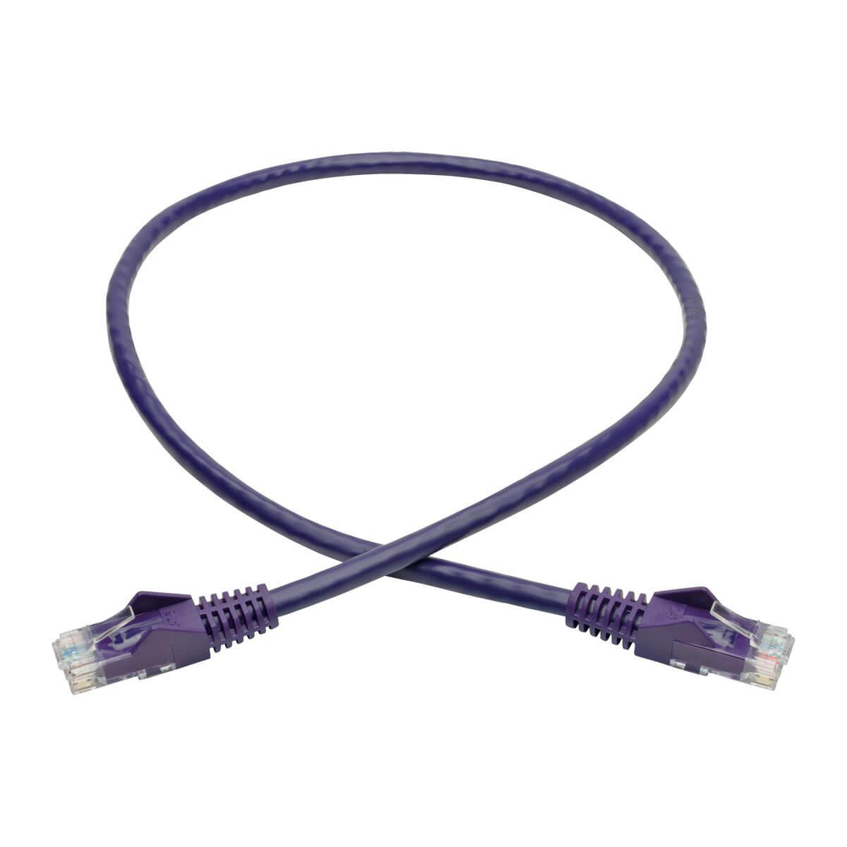 TRIPP LITE Patch cable - CAT6 - UTP - Snagless - 60cm - Purple