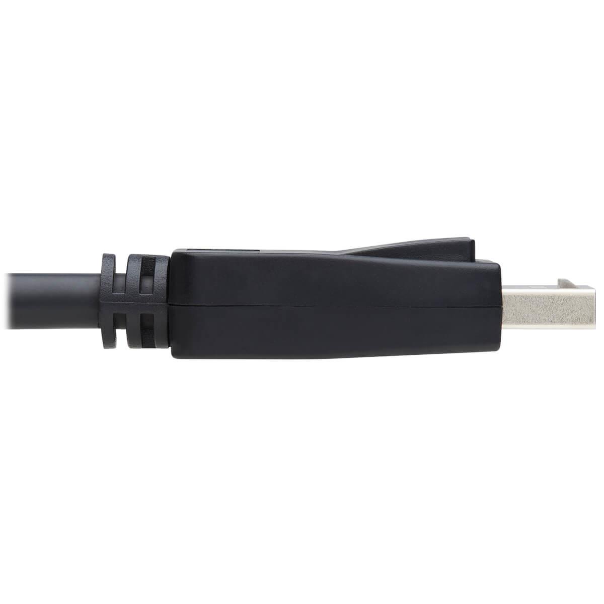 TRIPP LITE DisplayPort Extension Cable with Latch, 4K x 2K (3840 x 2160) @ 60 Hz, HDCP 2.2 (M/F) 4.6m