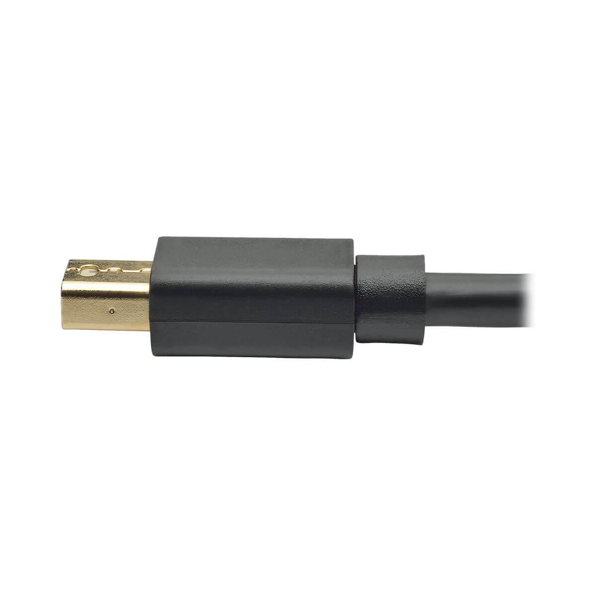 TRIPP LITE Mini DisplayPort to DisplayPort 4K @ 60 Hz Adapter Cable (M/M), 4096 x 2160 (4K x 2K), Black 1.8m