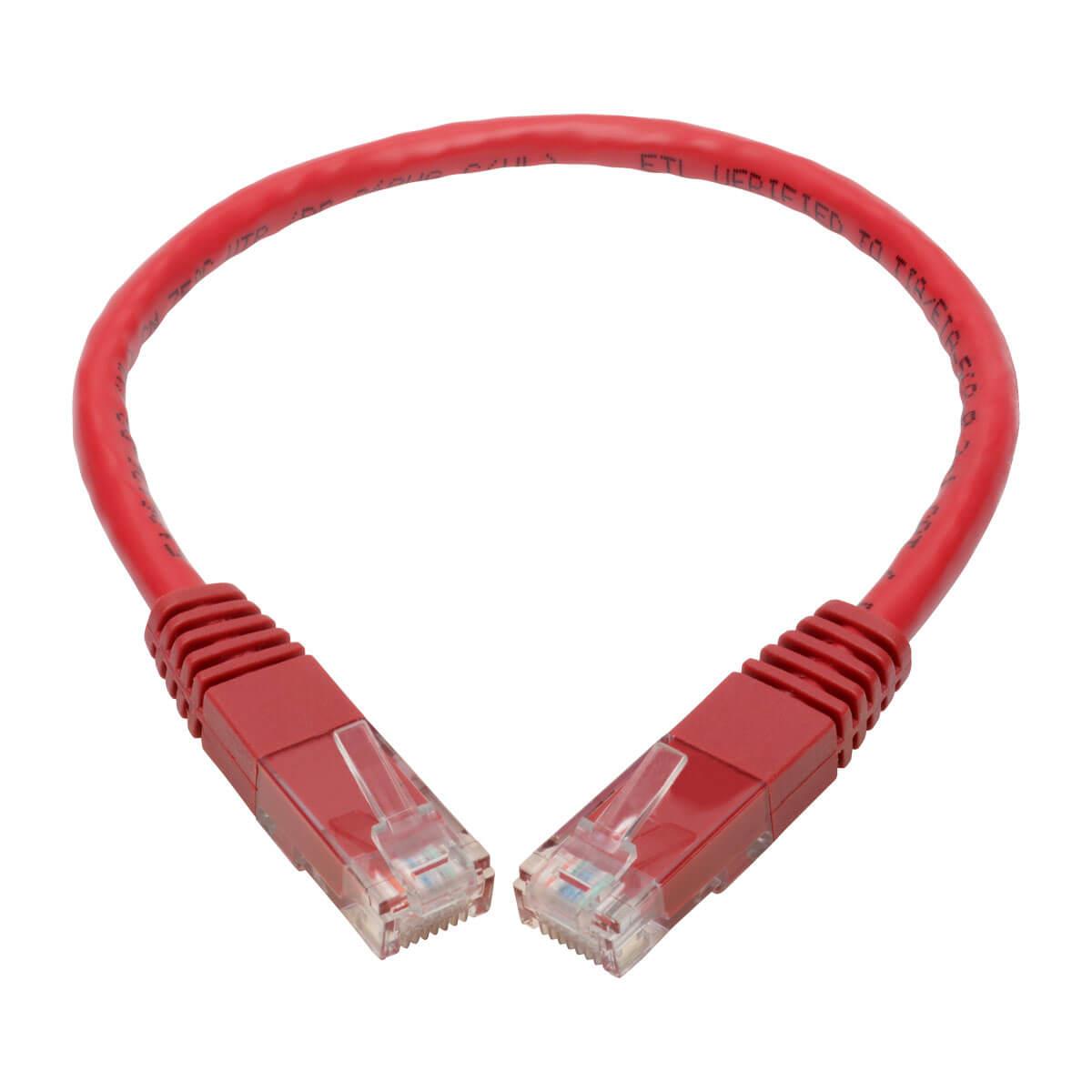TRIPP LITE Patch cable - CAT6 - UTP - molded - 30cm - Red