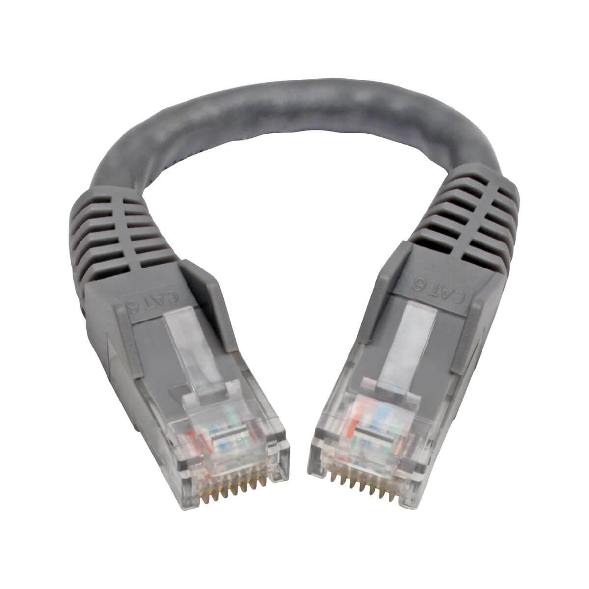 TRIPP LITE Patch cable - CAT6 - UTP - Snagless - 15cm - Grey