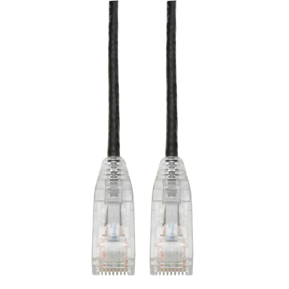 TRIPP LITE Patch cable Slim - CAT6 - UTP - Snagless - 1.8m - Black