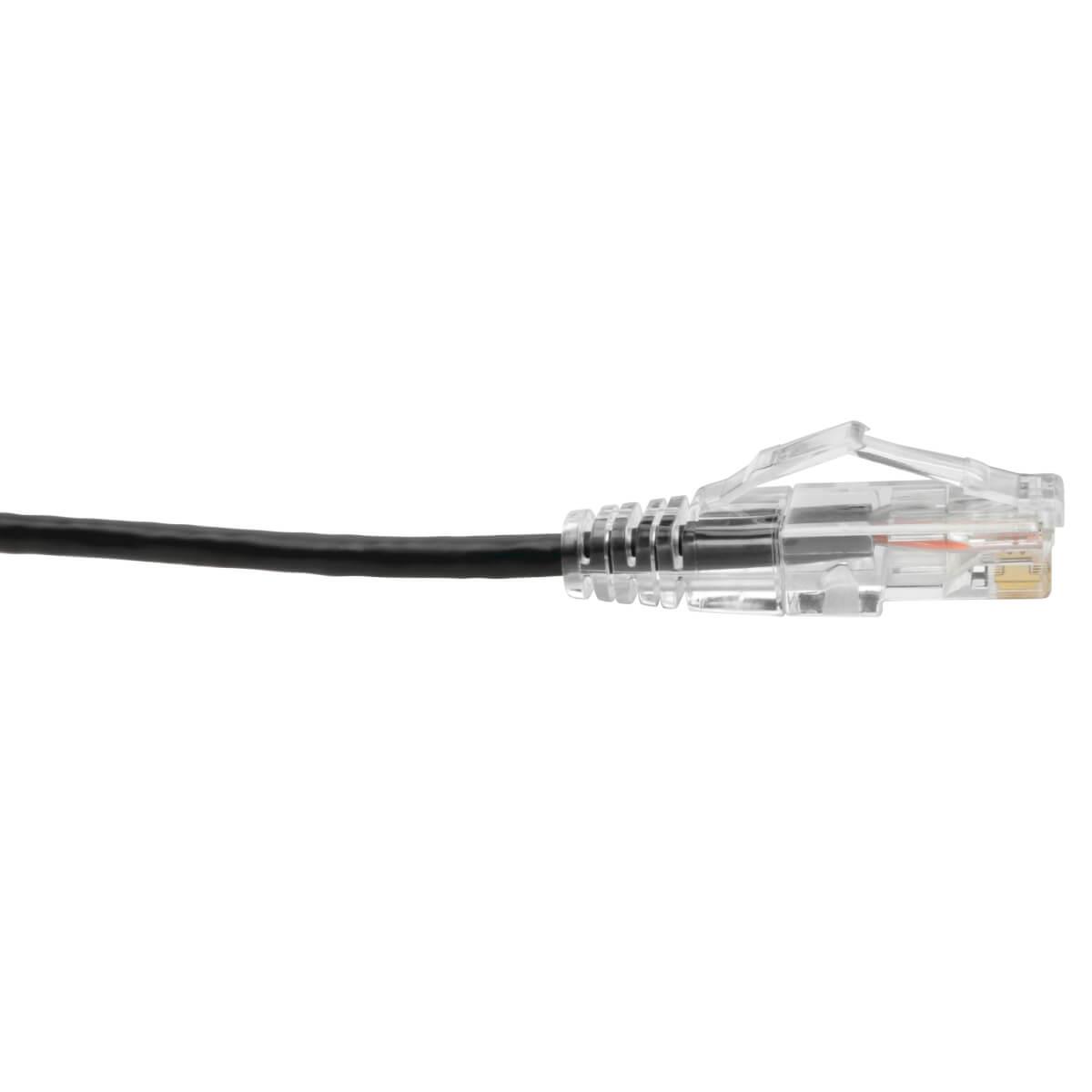 TRIPP LITE Patch cable Slim - CAT6 - UTP - Snagless - 15cm - Black