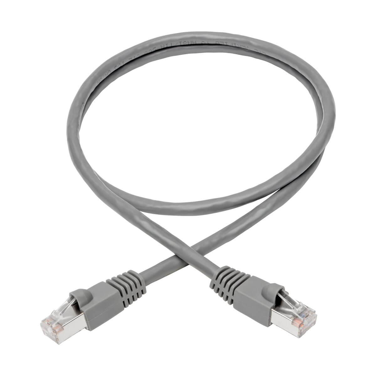 TRIPP LITE Patch cable - CAT6a - STP - Snagless - 90cm - Grey