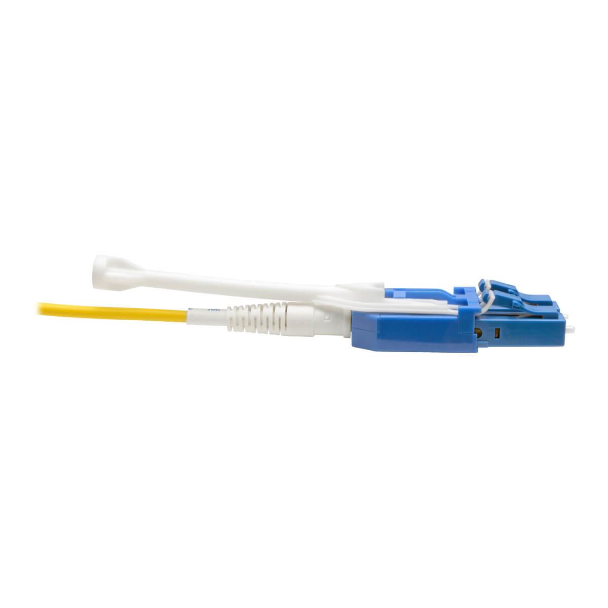 TRIPP LITE MTP/MPO (APC) to 8xLC (UPC) Singlemode Breakout Patch Cable, 40/100 GbE, QSFP+ 40GBASE-PLR4, Plenum, Yellow, 2 m (6.6 ft.)