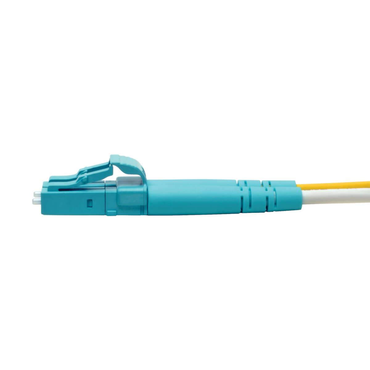 TRIPP LITE LC to LC Multimode Duplex Fiber Optics Patch Cable, 2M - 100Gb, 50/125, OM5, LC/LC, Lime Green
