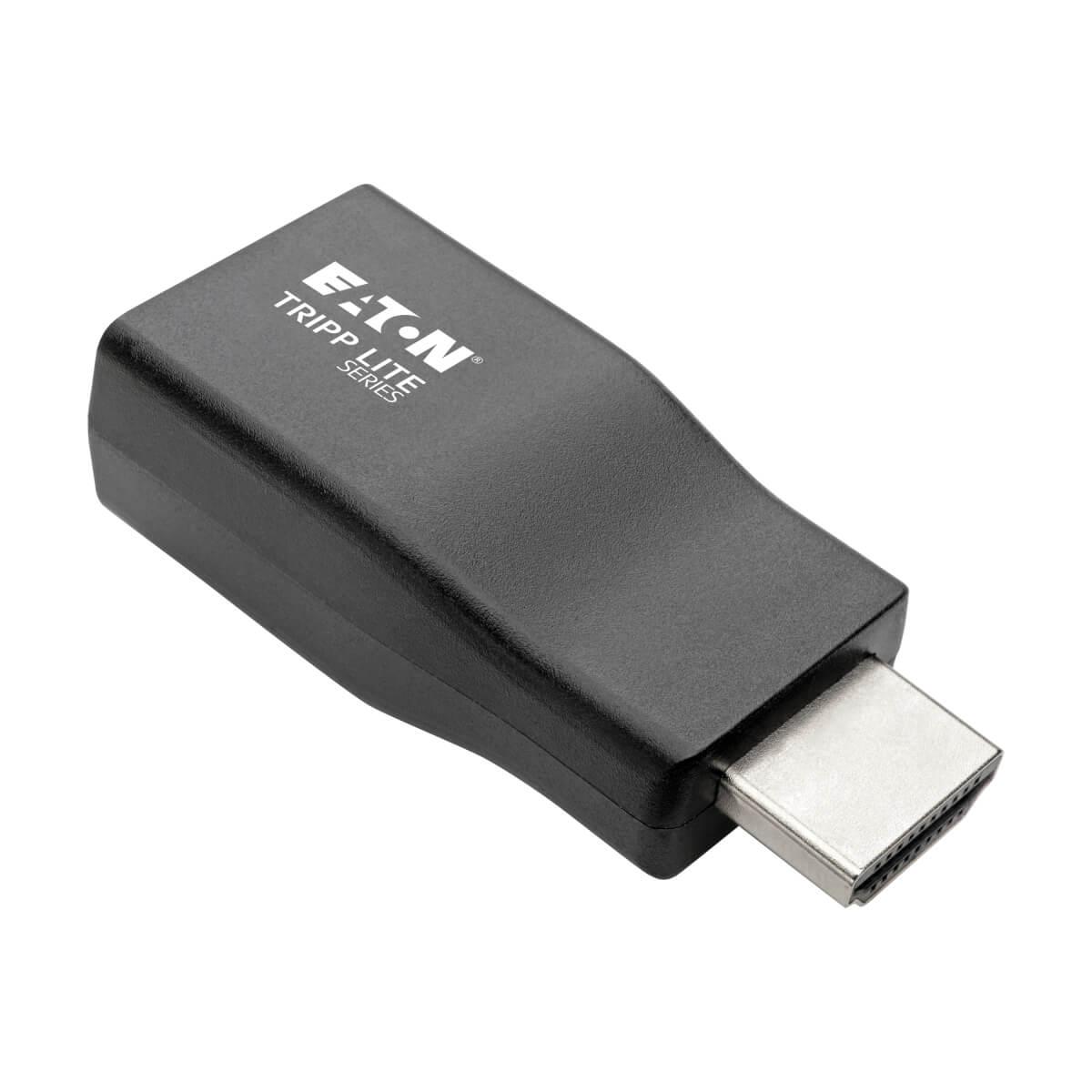 TRIPP LITE Compact HDMI to VGA Adapter with Audio (M/F), 1920 x 1200 (1080p) @ 60 Hz