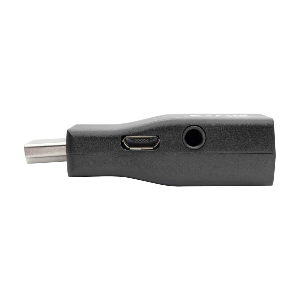 TRIPP LITE Compact HDMI to VGA Adapter with Audio (M/F), 1920 x 1200 (1080p) @ 60 Hz
