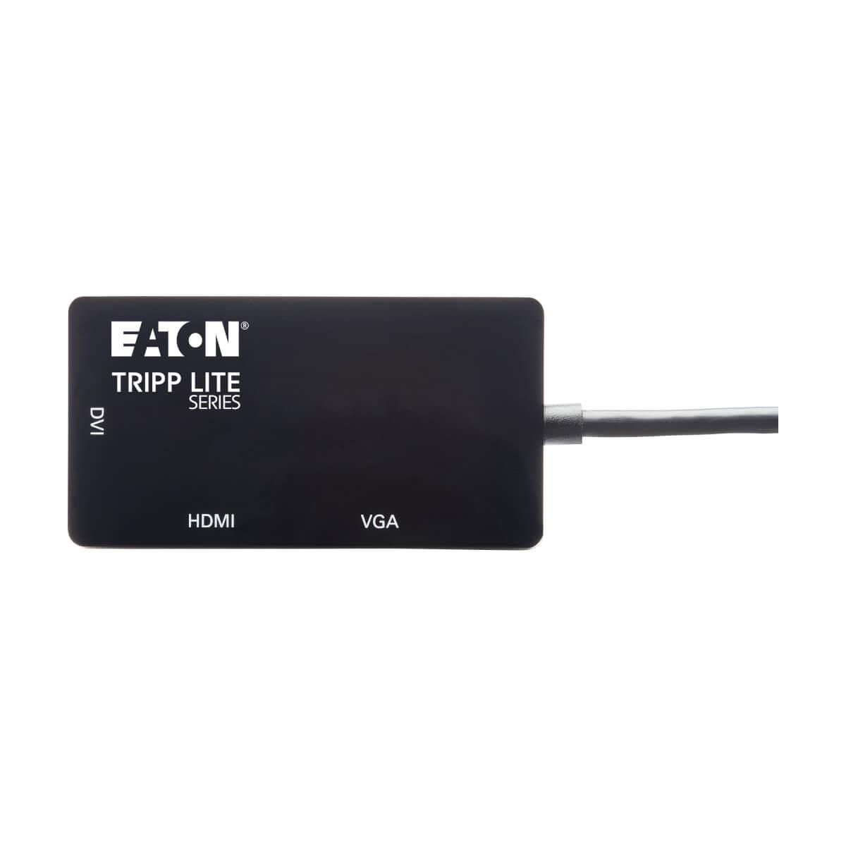 TRIPP LITE DisplayPort 1.2 to VGA/DVI/HDMI All-in-One Converter Adapter, 4K x 2K HDMI @ 60 Hz