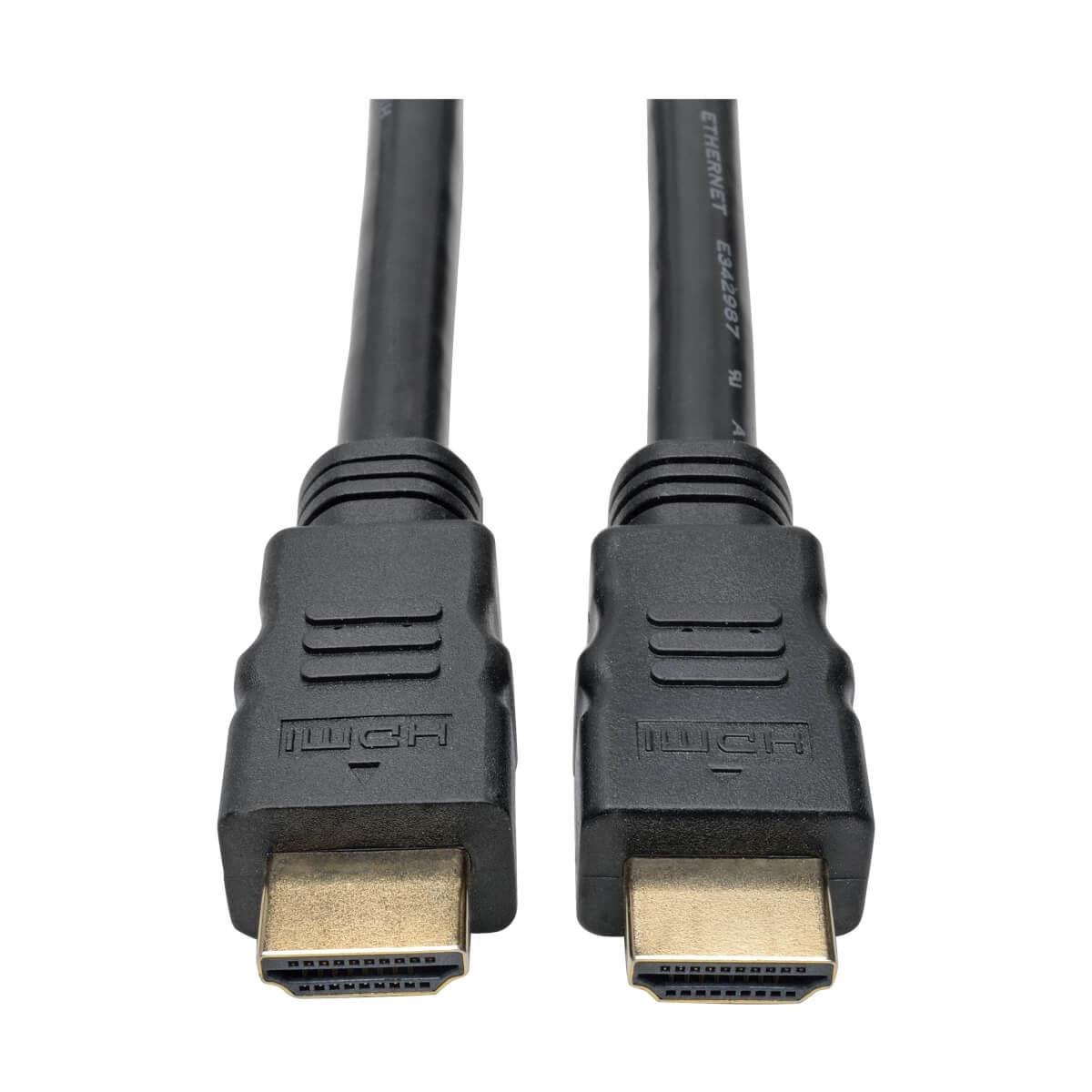 TRIPP LITE Active High-Speed HDMI Cable with Built-In Signal Booster, 1920 x 1080 (1080p) @ 60 Hz (M/M), Black, 100ft 30.5 M