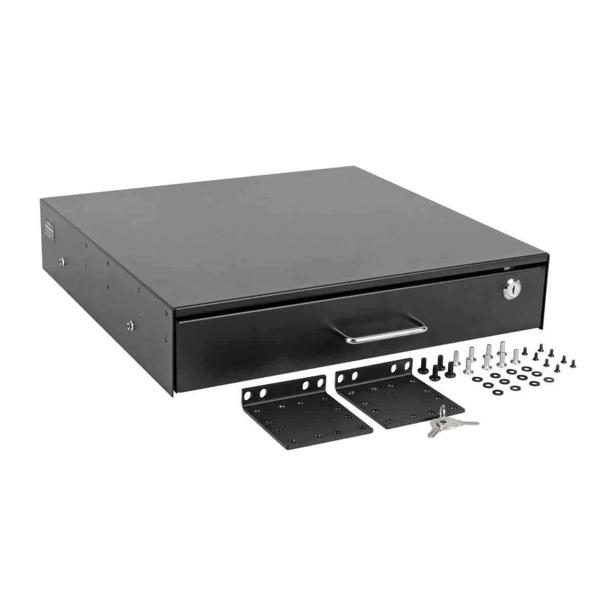 TRIPP LITE SmartRack 2U Locking Rack-Mount Storage Drawer