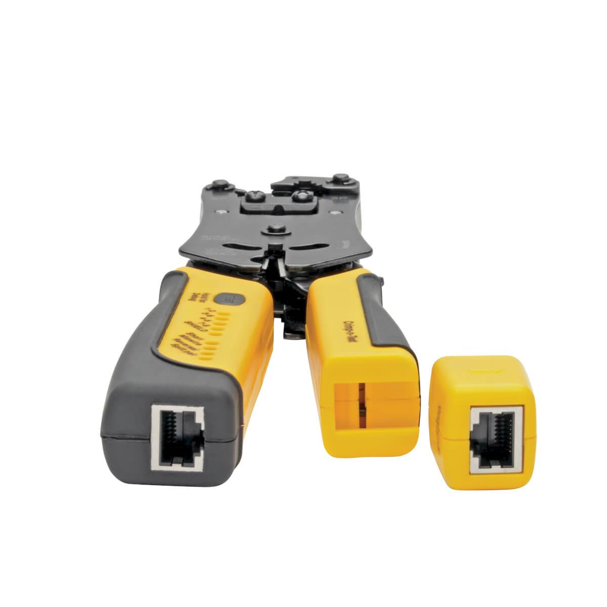 TRIPP LITE RJ11/RJ12/RJ45 Wire Crimper with Built-in Cable Tester